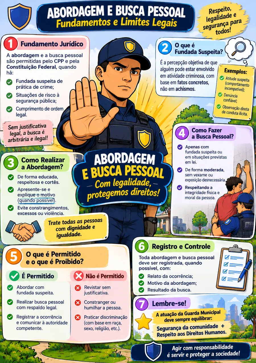 Ficha desenhada: Abordagem e Busca Pessoal